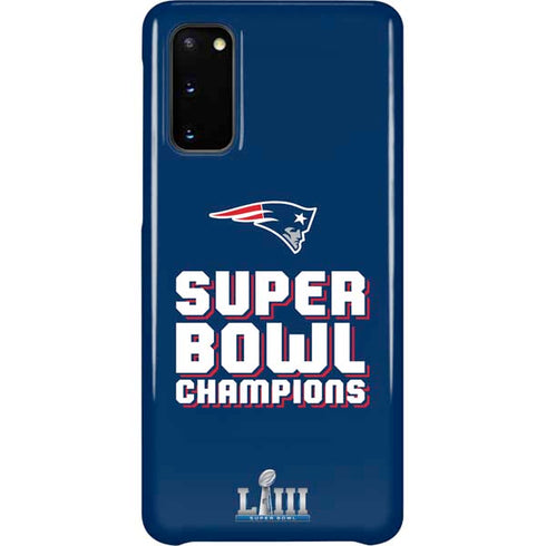 NFL Patriots Super Bowl LIII Champions Galaxy S20 Lite Case