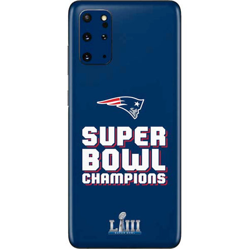 NFL Patriots Super Bowl LIII Champions Galaxy S20 Plus Skin