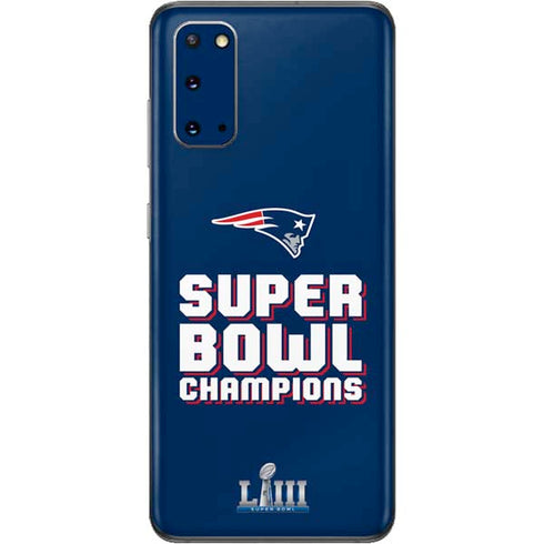 NFL Patriots Super Bowl LIII Champions Galaxy S20 Skin