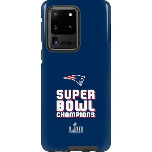 NFL Patriots Super Bowl LIII Champions Galaxy S20 Ultra 5G Pro Case