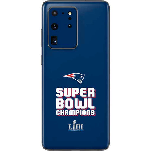 NFL Patriots Super Bowl LIII Champions Galaxy S20 Ultra 5G Skin