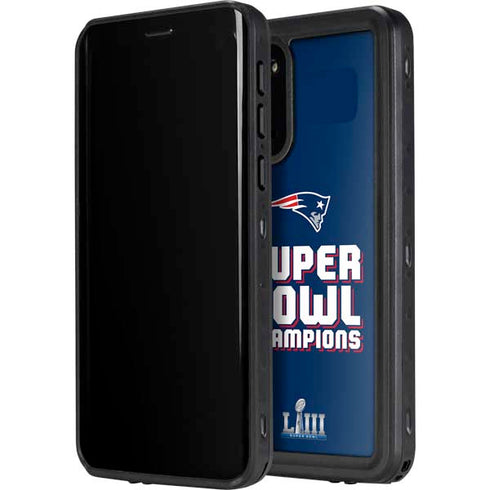 NFL Patriots Super Bowl LIII Champions Galaxy S20 Waterproof Case