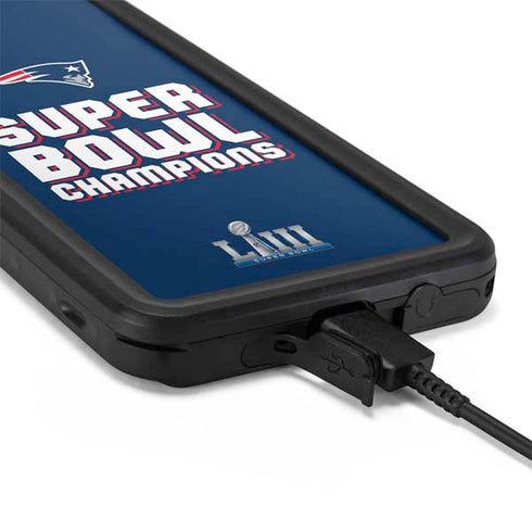 NFL Patriots Super Bowl LIII Champions Galaxy S20 Waterproof Case