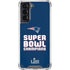 NFL Patriots Super Bowl LIII Champions Galaxy S21 5G Clear Case