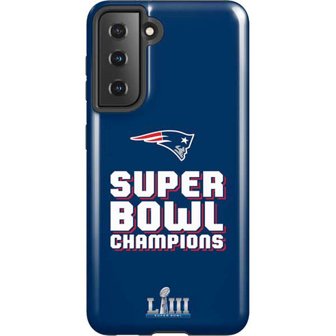 NFL Patriots Super Bowl LIII Champions Galaxy S21 5G Pro Case