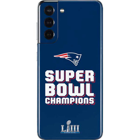 NFL Patriots Super Bowl LIII Champions Galaxy S21 5G Skin