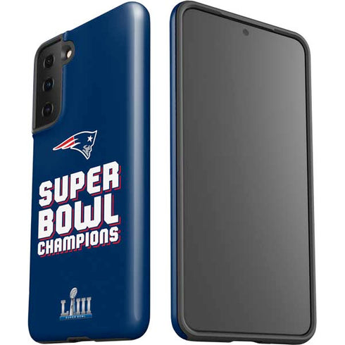 NFL Patriots Super Bowl LIII Champions Galaxy S21 FE Pro Case