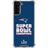 NFL Patriots Super Bowl LIII Champions Galaxy S21 Plus 5G Clear Case