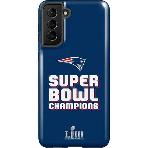 NFL Patriots Super Bowl LIII Champions Galaxy S21 Plus 5G Pro Case