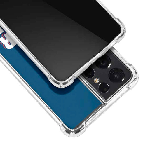 NFL Patriots Super Bowl LIII Champions Galaxy S21 Ultra 5G Clear Case