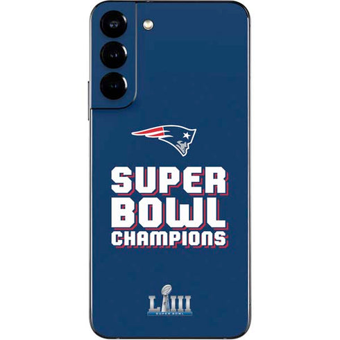 NFL Patriots Super Bowl LIII Champions Galaxy S22 Plus Skin