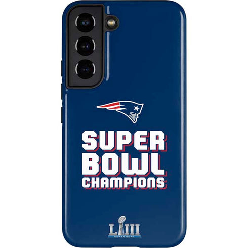 NFL Patriots Super Bowl LIII Champions Galaxy S22 Pro Case