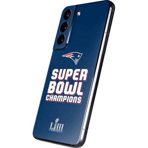 NFL Patriots Super Bowl LIII Champions Galaxy S22 Skin