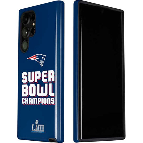 NFL Patriots Super Bowl LIII Champions Galaxy S22 Ultra Pro Case