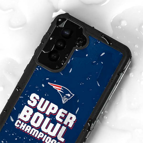 NFL Patriots Super Bowl LIII Champions Galaxy S23 Plus Waterproof Case