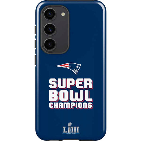 NFL Patriots Super Bowl LIII Champions Galaxy S23 Pro Case