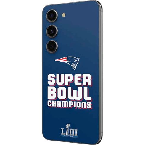NFL Patriots Super Bowl LIII Champions Galaxy S23 Skin