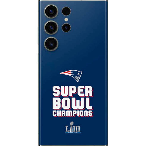 NFL Patriots Super Bowl LIII Champions Galaxy S23 Ultra Skin