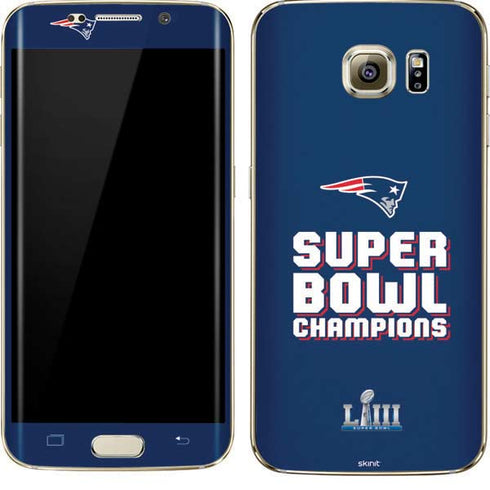 NFL Patriots Super Bowl LIII Champions Galaxy S7 Edge Skin