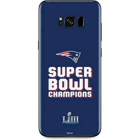 NFL Patriots Super Bowl LIII Champions Galaxy S8 Skin