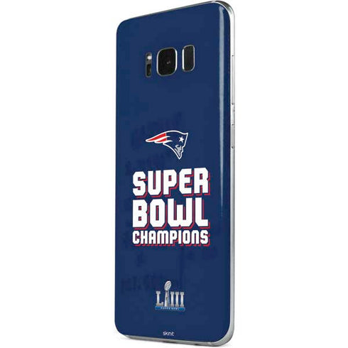 NFL Patriots Super Bowl LIII Champions Galaxy S8 Skin