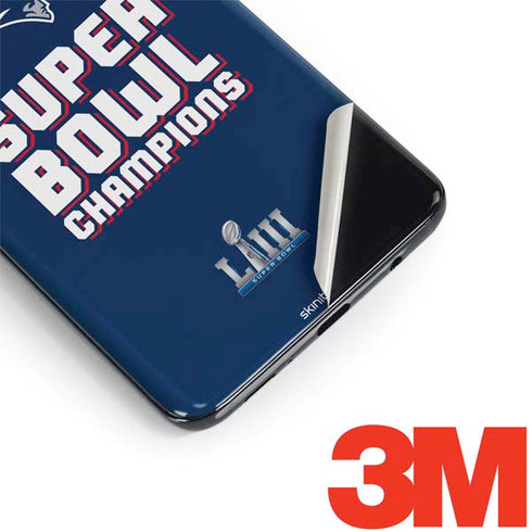 NFL Patriots Super Bowl LIII Champions Galaxy S9 Skin
