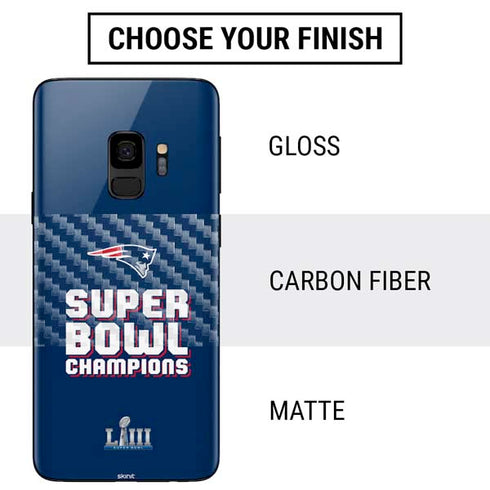 NFL Patriots Super Bowl LIII Champions Galaxy S9 Skin