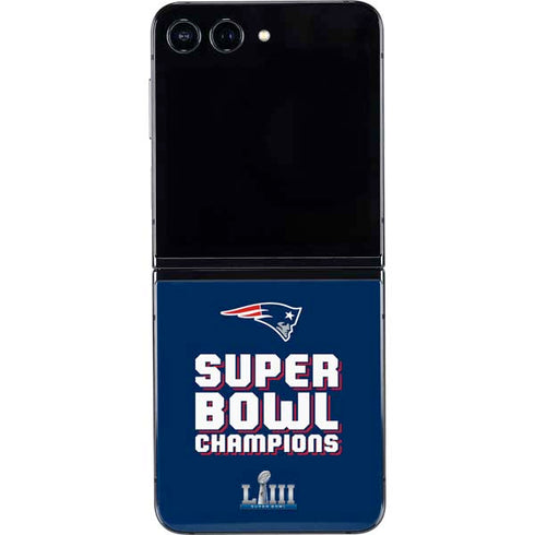 NFL Patriots Super Bowl LIII Champions Galaxy Z Flip5 5G Skin