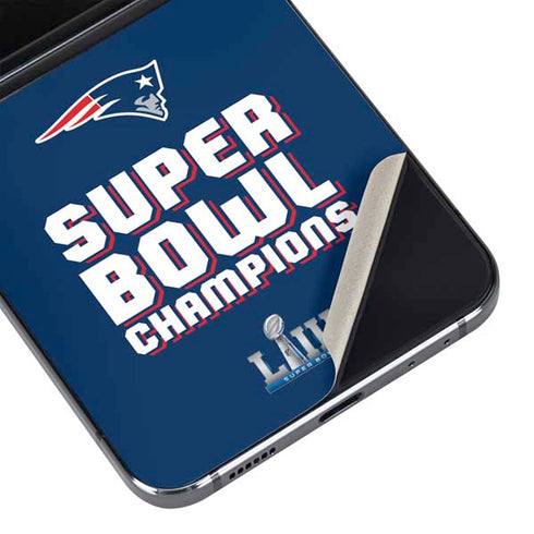 NFL Patriots Super Bowl LIII Champions Galaxy Z Flip5 5G Skin