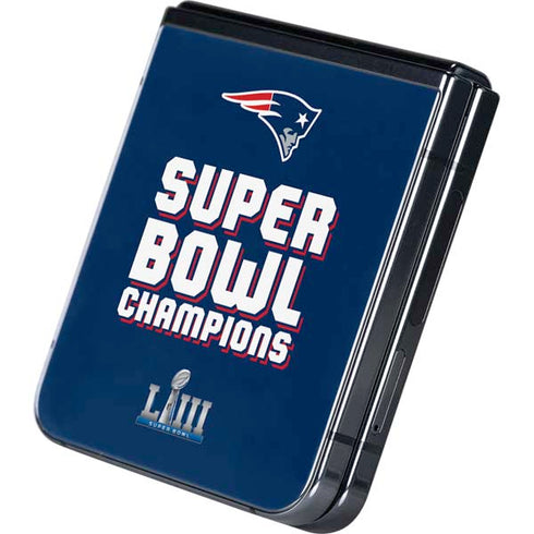NFL Patriots Super Bowl LIII Champions Galaxy Z Flip5 5G Skin