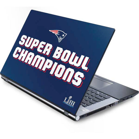 NFL Patriots Super Bowl LIII Champions Generic Laptop Skin