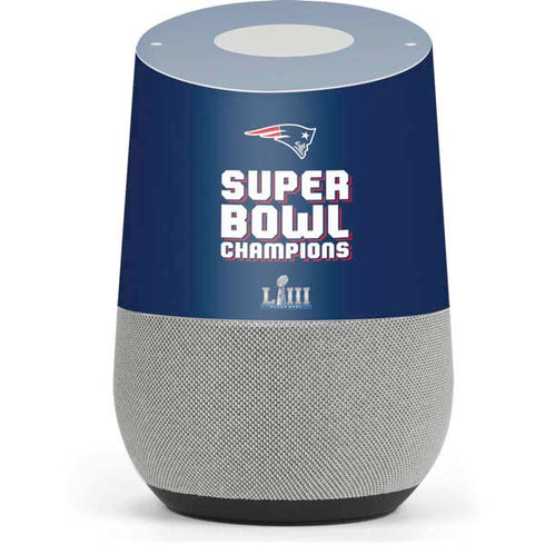 NFL Patriots Super Bowl LIII Champions Google Home Skin