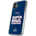NFL Patriots Super Bowl LIII Champions iPhone 11 Clear Case