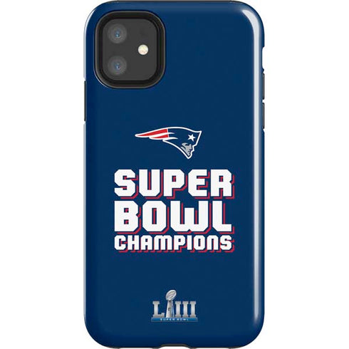 NFL Patriots Super Bowl LIII Champions iPhone 11 Impact Case