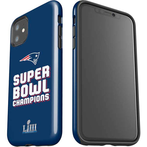 NFL Patriots Super Bowl LIII Champions iPhone 11 Impact Case