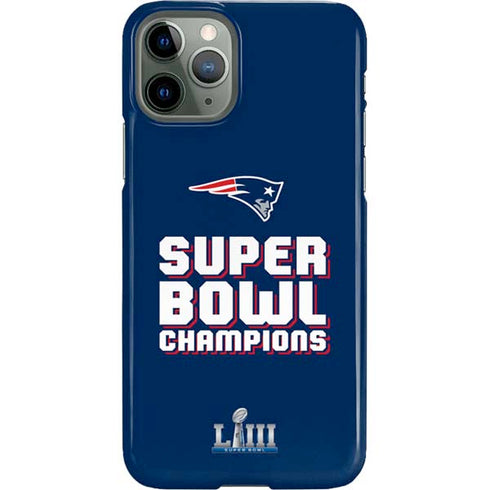 NFL Patriots Super Bowl LIII Champions iPhone 11 Pro Lite Case