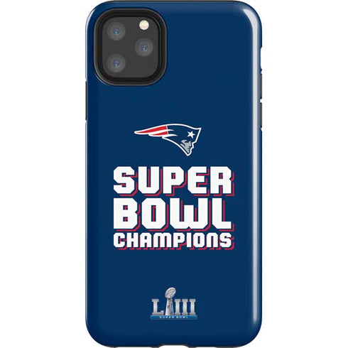 NFL Patriots Super Bowl LIII Champions iPhone 11 Pro Max Impact Case