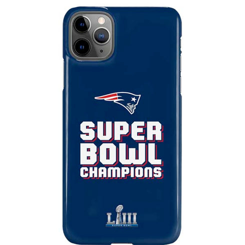 NFL Patriots Super Bowl LIII Champions iPhone 11 Pro Max Lite Case