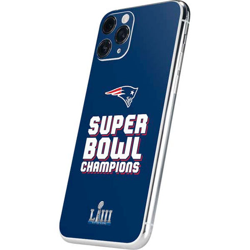 NFL Patriots Super Bowl LIII Champions iPhone 11 Pro Skin