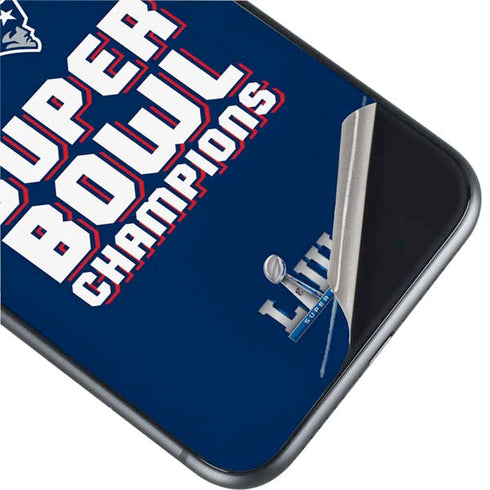 NFL Patriots Super Bowl LIII Champions iPhone 11 Skin