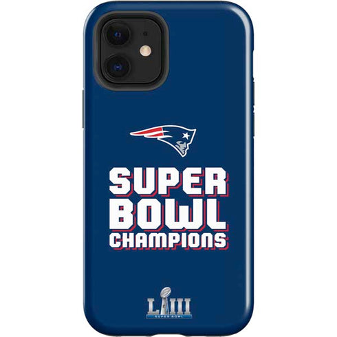 NFL Patriots Super Bowl LIII Champions iPhone 12 Impact Case