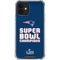 NFL Patriots Super Bowl LIII Champions iPhone 12 Mini Clear Case