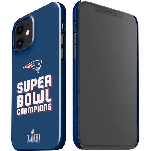 NFL Patriots Super Bowl LIII Champions iPhone 12 Mini Lite Case
