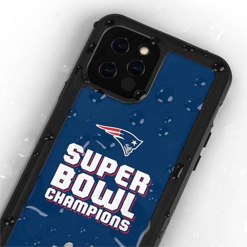 NFL Patriots Super Bowl LIII Champions iPhone 12 Pro Waterproof Case
