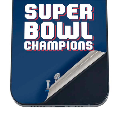 NFL Patriots Super Bowl LIII Champions iPhone 12 Skin
