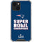 NFL Patriots Super Bowl LIII Champions iPhone 13 Clear Case