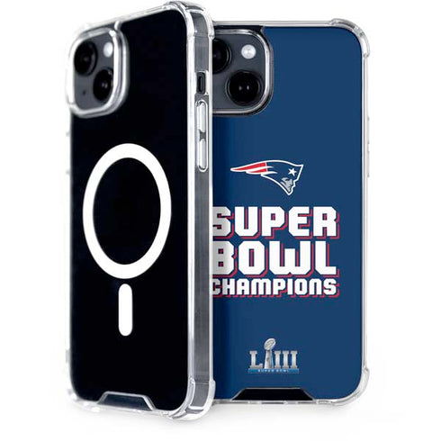 NFL Patriots Super Bowl LIII Champions iPhone 13 MagSafe Case