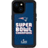 NFL Patriots Super Bowl LIII Champions iPhone 13 Mini Waterproof Case