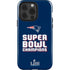 NFL Patriots Super Bowl LIII Champions iPhone 13 Pro Impact Case