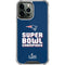 NFL Patriots Super Bowl LIII Champions iPhone 13 Pro Max Clear Case